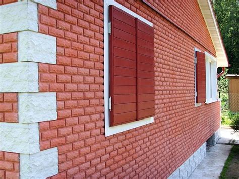 Пластиковые панели под кирпич для наружной отделки размеры