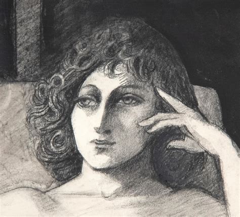 William Theophilus Brown - Untitled (Seated Female Nude) For Sale at