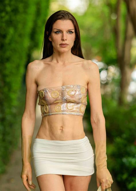 Julia Fox's Latest NSFW Outfit Is Nothin' But Condoms