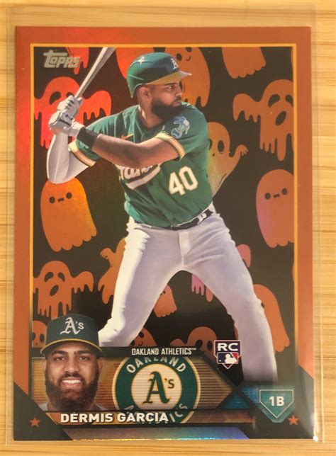 topps update series ghost foil  dermis garcia rc  sale