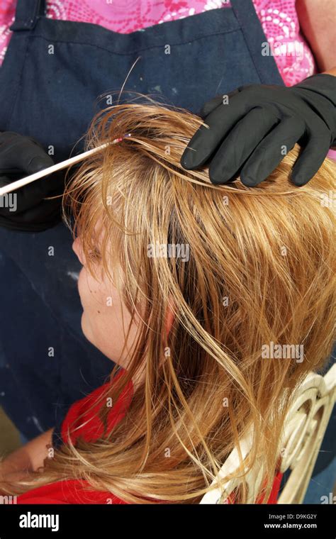 Dying Hair (1 Stock Photo - Alamy