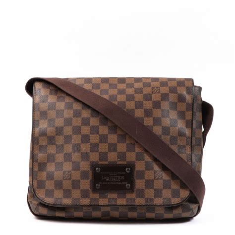 Louis Vuitton Broadway Damier Ebene Canvas Messenger Bag Labellov Buy and Sell Authentic Luxury