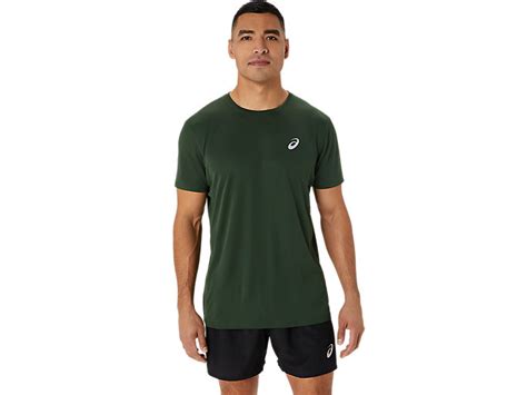 Men's CORE SS TOP | Rain Forest | Short Sleeve Shirts | ASICS UK