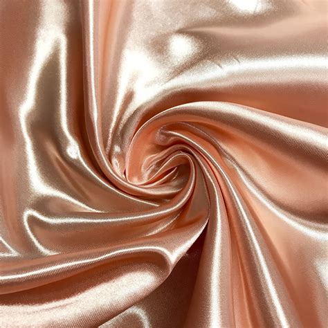 Craft Supplies & Tools Visual Arts PEACH SATIN FABRIC Thick Bridal etna ...