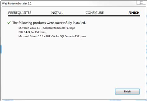 build  sql server  php environment