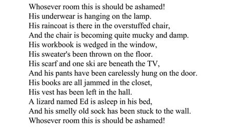 Messy Room by Shel Silverstein - Google Docs