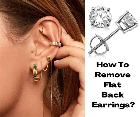 How To Remove Flat Back Earrings? - Earrings Review