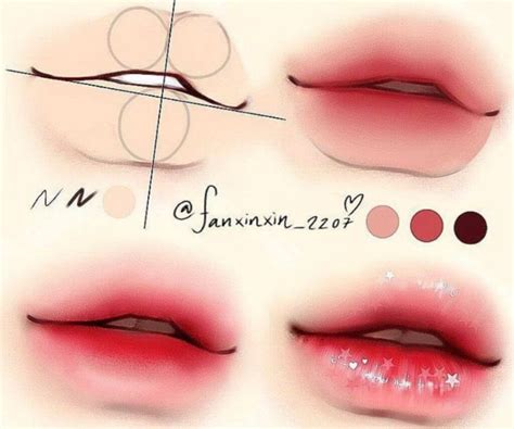 how to draw anime lips Archives - atinydreamer