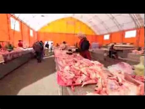 Мясной павильон на рынке "Початок" - YouTube