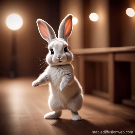 rabbit dancing prompts stable diffusion