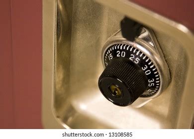closeup school locker combination stock photo  shutterstock