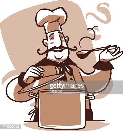 cartoon cook character royalty  vector stock freeimages