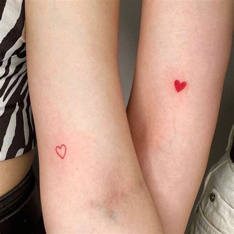 ♡Мое сердце бьётся чаще рядом с тобой♡ | Matching tattoos, Maching ...