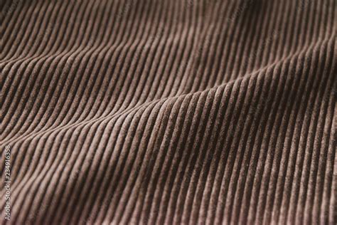 brown ribbed corduroy background. corduroy fabric texture Stock Photo | Adobe Stock