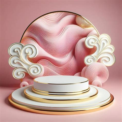 premium photo luxury decretive  room background wall design