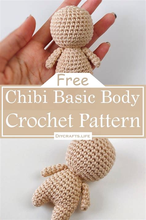 crochet chibi basic body pattern crochet dolls  patterns crochet