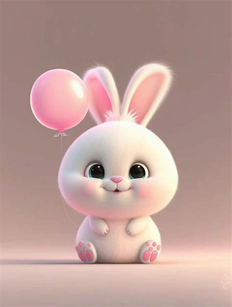 Bunny wallpaper and sticker | Cute bunny cartoon, Cute bunny pictures ...