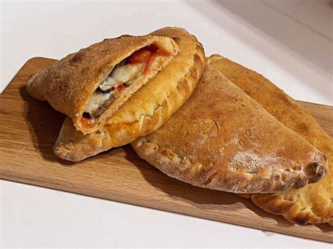 eggplant calzone feasting  italy