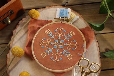 Folk Art Embroidery Pattern