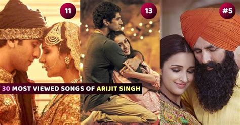 Check Out The 30 Most Viewed Songs Of Singer Arijit Singh