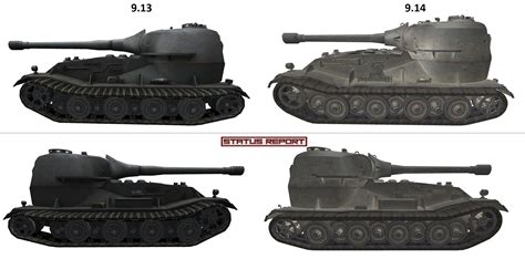 Status Report: 9.14 SD/HD comparison: T1 Heavy Tank, VK 72.01 (K), VK ...