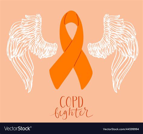 copd chronic obstructive pulmonary disease vector image