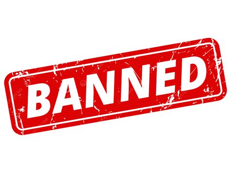 Sello Rectangular Rojo Prohibido Para La Advertencia O De Restricción