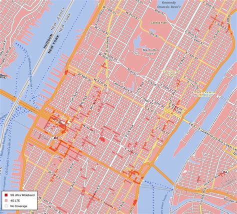 5G Ultra Wideband Coverage Map