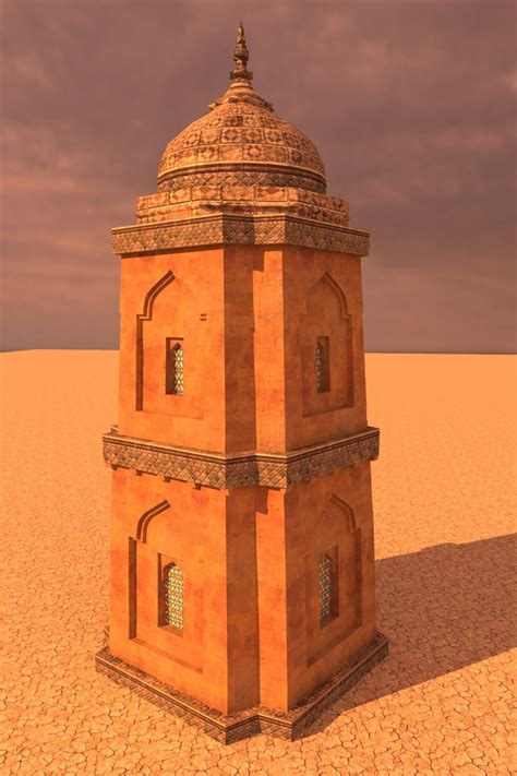3D Arabian Tower - TurboSquid 1463901