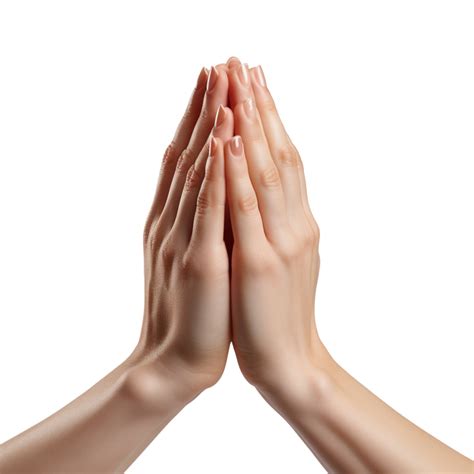 Praying Hand isolated on transparent background 46829526 PNG