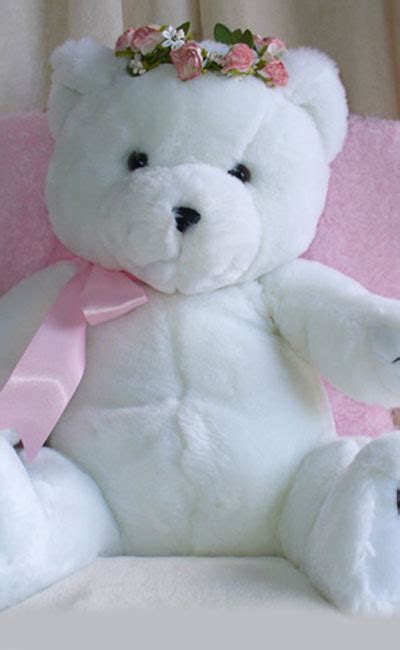 white-teddy-bear-for-girlfriend - SheClick.com