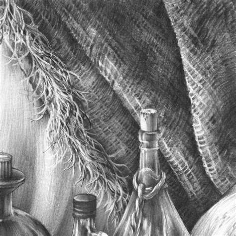 Pencil Still Life Print Pencil Drawing Print Realistic - Etsy