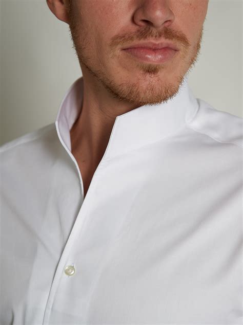 Bruce Field - Chemise Aldo col montant en pur coton Palma