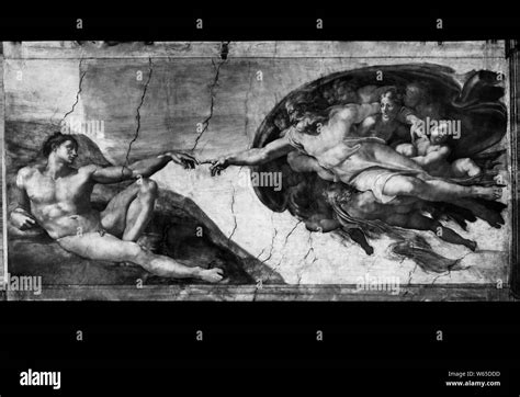 Creation of adam michelangelo hi-res stock photography and images - Alamy