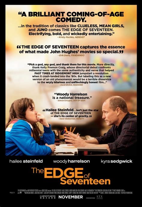 New Poster Shows Critics are Raving Over The Edge of Seventeen ...