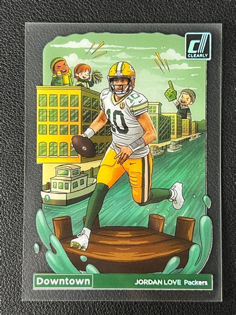 Jordan Love 2024 Clearly Donruss #5 Downtown /(SSP) Price Guide