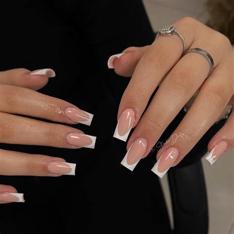 40 Best French Tip Nail Designs to Inspire You | French nail designs ...