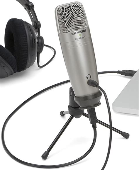SAMSON C01U Pro คอนเดนเซอร์ไมโครโฟน แบบ USB Studio Condenser Microphone ...