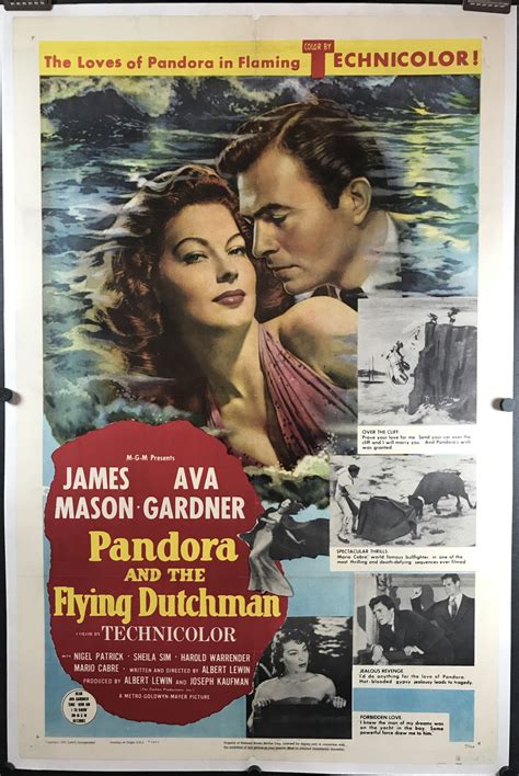 pandora   flying dutchman original  poster starring ava gardner