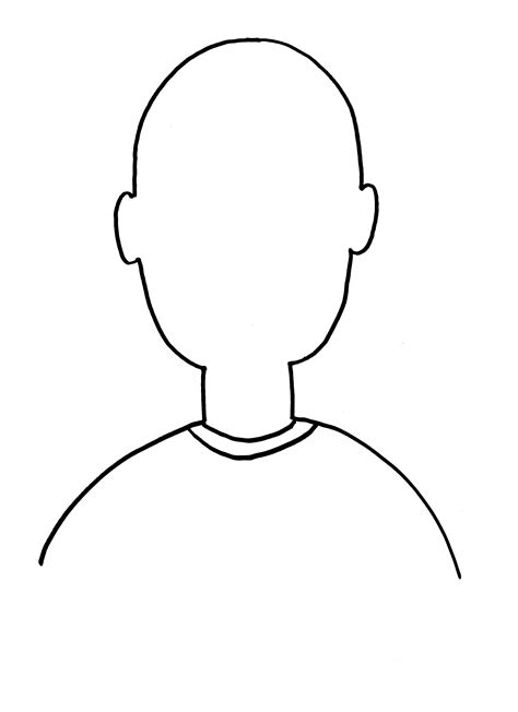 Free Self Portrait Template For Kids