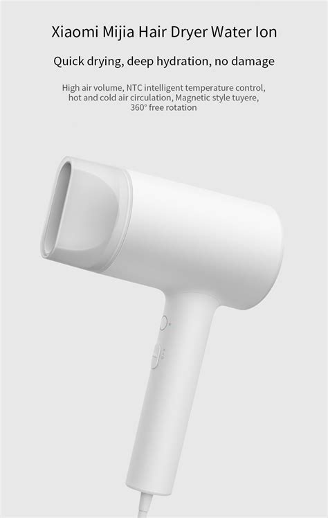 Xiaomi Mijia Ionic Hair Dryer White
