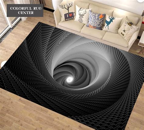 Optical Illusion Rug, Illusion Rug, Optical Illusion, Rectangular ...