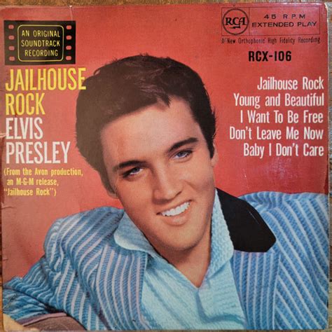 Elvis Presley – Jailhouse Rock – Vinyl (7", 45 RPM + 2 more), 1958 ...