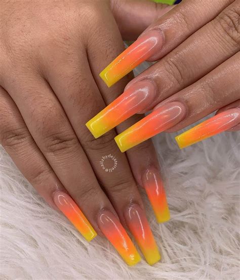 21 Cute Halloween Candy Corn Nails - Finance Stallion