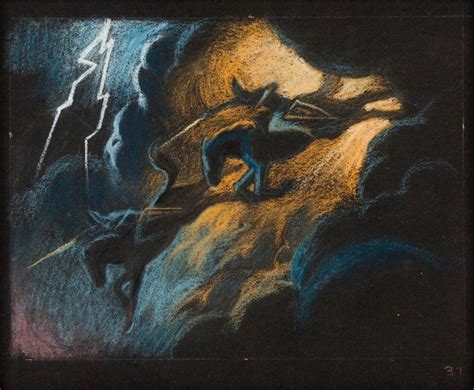 Animation Art:Production Drawing, Fantasia "The Ride of the Valkyries ...