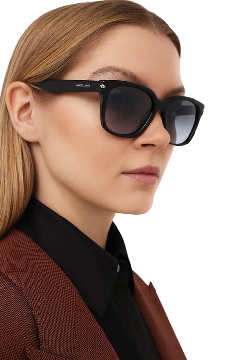 Женские черные солнцезащитные очки GIORGIO ARMANI купить в интернет ...