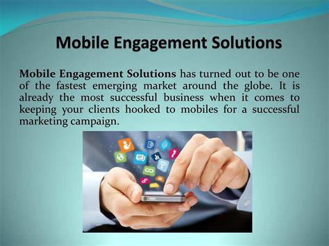 PPT - Mobile Engagement Solutions PowerPoint Presentation, free