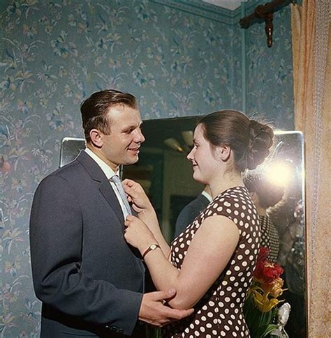 Yuri Gagarin and his wife | Soviet union, Soviet, Photographer