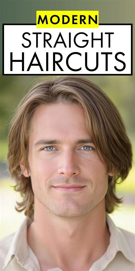 trendy mens straight hairstyles  boost  confidence straight