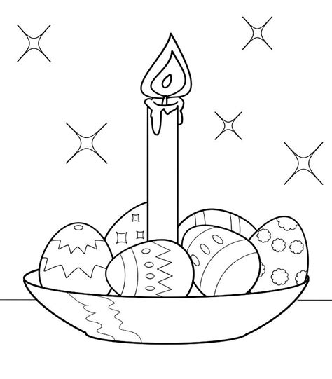 Розмальовка Великдень
